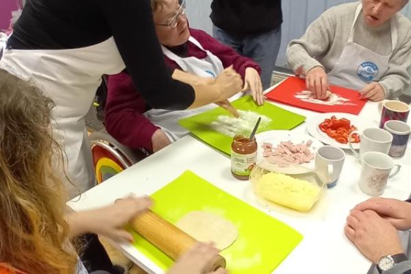 Zdravé vaření s klienty Centra Duha